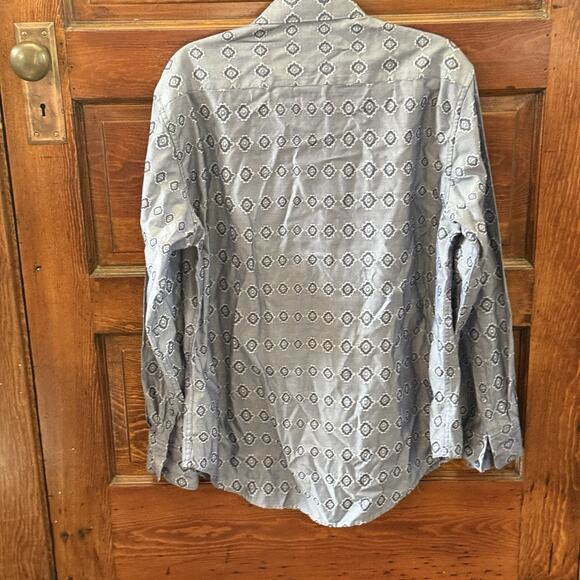 Robert Graham Long Sleeve Shirt - Classic Fit - M embroidered geometric Print - Picture 2 of 4